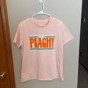 Just peachy tee